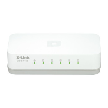 D-Link GO-SW-5E E łącza sieciowe Nie zarządzany Fast Ethernet (10 100) Biały