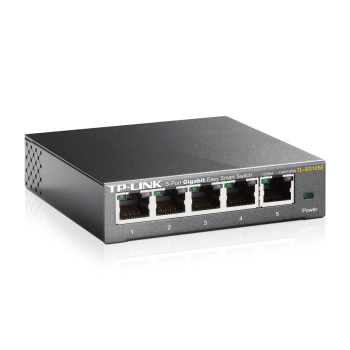 TP-Link TL-SG105E Zarządzany L2 Gigabit Ethernet (10 100 1000) Czarny
