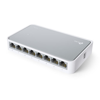 TP-Link TL-SF1008D Nie zarządzany Fast Ethernet (10 100) Biały