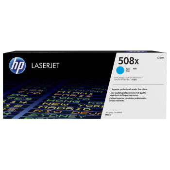 HP 508X oryginalny wkład laserowy o dużej pojemności, błękitny
