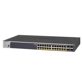 NETGEAR GS728TPP Zarządzany L2 L3 L4 Gigabit Ethernet (10 100 1000) Obsługa PoE 1U Czarny