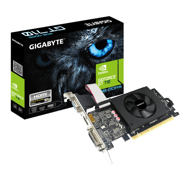 Gigabyte GV-N710D5-2GIL karta graficzna NVIDIA GeForce GT 710 2 GB GDDR5 Gigabyte GV-N710D5-2GIL karta graficzna NVIDIA GeForce GT 710 2 GB GDDR5