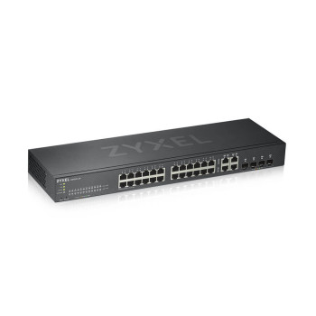Zyxel GS1920-24V2 Zarządzany Gigabit Ethernet (10 100 1000) Czarny
