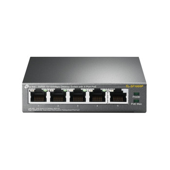 TP-Link TL-SF1005P Nie zarządzany Fast Ethernet (10 100) Obsługa PoE Czarny