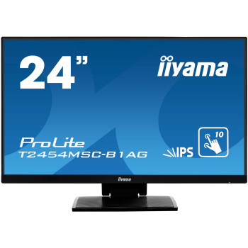 iiyama ProLite T2454MSC-B1AG monitor komputerowy 60,5 cm (23.8") 1920 x 1080 px Full HD LED Ekran dotykowy Przeznaczony dla