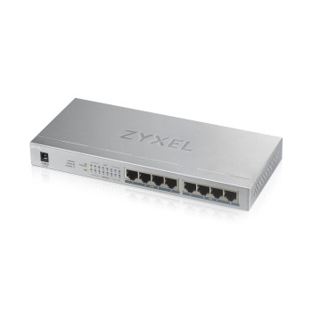 Zyxel GS1008HP Nie zarządzany Gigabit Ethernet (10 100 1000) Obsługa PoE Szary