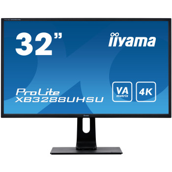 iiyama ProLite XB3288UHSU-B1 LED display 80 cm (31.5") 3840 x 2160 px 4K Ultra HD Czarny