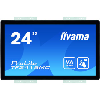 iiyama ProLite TF2415MC-B2 monitor komputerowy 60,5 cm (23.8") 1920 x 1080 px Full HD VA Ekran dotykowy Przeznaczony dla wielu