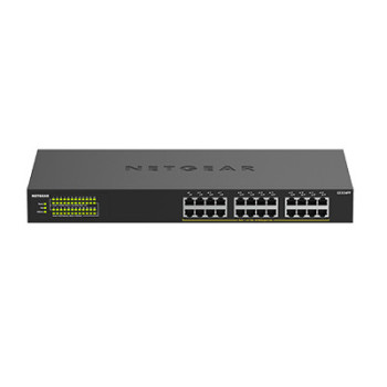 NETGEAR GS324PP Nie zarządzany Gigabit Ethernet (10 100 1000) Obsługa PoE Czarny