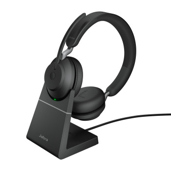 Jabra Evolve2 65, UC Stereo Zestaw słuchawkowy Bezprzewodowy Opaska na głowę Biuro centrum telefoniczne USB Typu-A Bluetooth