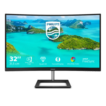 Philips E Line 325E1C 00 monitor komputerowy 80 cm (31.5") 2560 x 1440 px Quad HD LCD Czarny