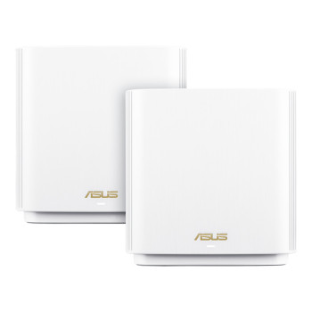 ASUS ZenWiFi AX XT8 (W-2-PK) router bezprzewodowy Gigabit Ethernet Tri-band (2.4 GHz 5 GHz 5 GHz) 4G Biały