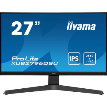 iiyama ProLite XUB2796QSU-B1 LED display 68,6 cm (27") 2560 x 1440 px 2K Ultra HD Czarny