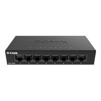 D-Link DGS-108GL Nie zarządzany Gigabit Ethernet (10 100 1000) Czarny