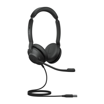 Jabra Evolve2 30, UC Stereo Zestaw słuchawkowy Przewodowa Opaska na głowę Biuro centrum telefoniczne USB Typu-A Czarny