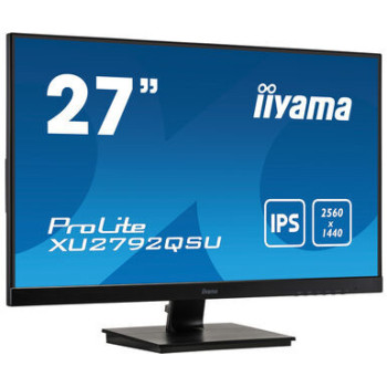 iiyama ProLite XU2792QSU-B1 monitor komputerowy 68,6 cm (27") 2560 x 1440 px WQXGA LED Czarny