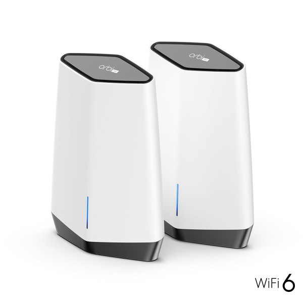 NETGEAR Orbi Pro WiFi 6 Tri-band Mesh System (SXK80) Tri-band (2.4 GHz 5 GHz 5 GHz) Wi-Fi 6 (802.11ax) Szary, Biały 9 Wewnętrzne NETGEAR Orbi Pro WiFi 6 Tri-band Mesh System (SXK80) Tri-band (2.4 GHz 5 GHz 5 GHz) Wi-Fi 6 (802.11ax) Szary, Biały 9 Wewnętrzne