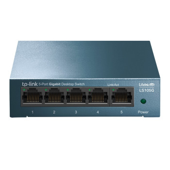 TP-Link LS105G Nie zarządzany Gigabit Ethernet (10 100 1000) Niebieski