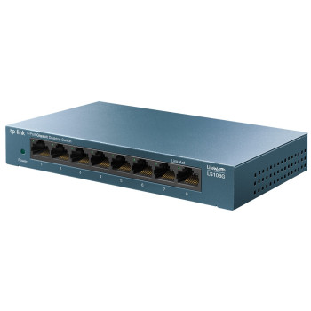 TP-Link LS108G Nie zarządzany Gigabit Ethernet (10 100 1000) Niebieski