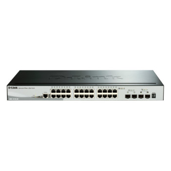 D-Link DGS-1510 Zarządzany L3 Gigabit Ethernet (10 100 1000) Obsługa PoE Czarny