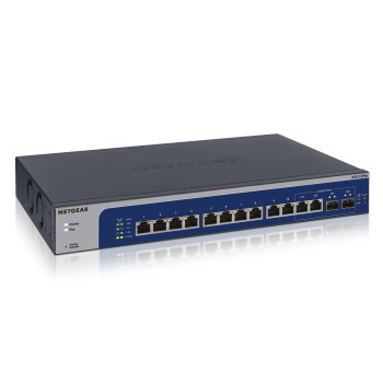 NETGEAR XS512EM Zarządzany L2 10G Ethernet (100 1000 10000) 1U Niebieski, Szary