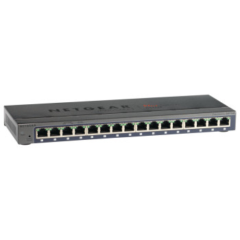 NETGEAR GS116E Zarządzany L2 Gigabit Ethernet (10 100 1000) Czarny