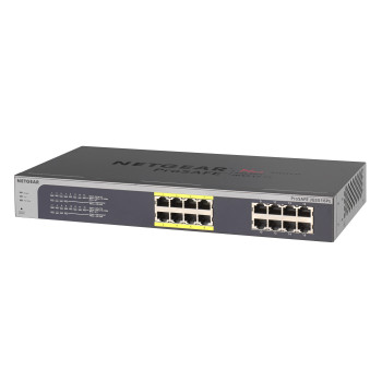 NETGEAR ProSafe Plus JGS516PE Zarządzany L3 Gigabit Ethernet (10 100 1000) Obsługa PoE Czarny