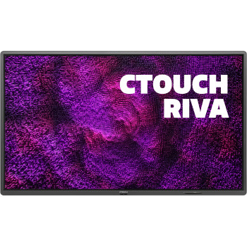 CTOUCH Riva 163,9 cm (64.5") 3840 x 2160 px 4K Ultra HD LCD Ekran dotykowy Czarny