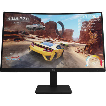 HP X27qc QHD Gaming Monitor 68,6 cm (27") 2560 x 1440 px Quad HD Czarny
