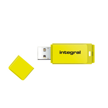 Integral 64GB USB2.0 DRIVE NEON YELLOW pamięć USB USB Typu-A 2.0 Żółty