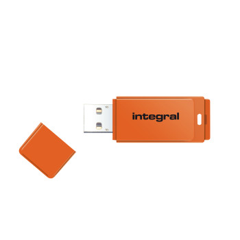 Integral 32GB USB2.0 DRIVE NEON ORANGE pamięć USB USB Typu-A 2.0 Pomarańczowy