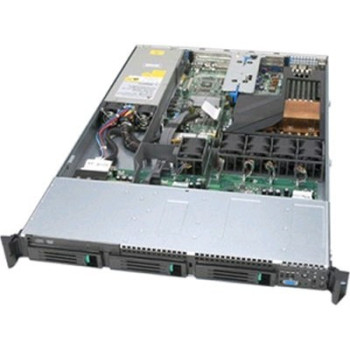 Intel R1208JP4OC serwer barebone Intel® C602 LGA 2011 (Socket R) Rack (1U) Metaliczny