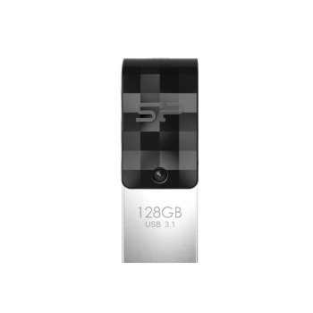 Silicon Power Mobile C31 pamięć USB 128 GB USB Type-A   USB Type-C 3.2 Gen 1 (3.1 Gen 1) Czarny, Szary, Srebrny