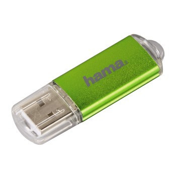 Hama Laeta 64GB pamięć USB USB Typu-A 2.0 Zielony, Przezroczysty