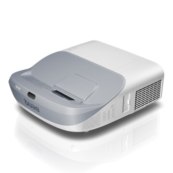 BenQ MX863UST projektor danych Projektor ultrakrótkiego rzutu 3300 ANSI lumenów DLP XGA (1024x768) Srebrny, Biały