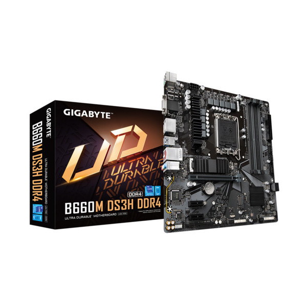 Gigabyte B660M DS3H DDR4 płyta główna Intel B660 LGA 1700 micro ATX Gigabyte B660M DS3H DDR4 płyta główna Intel B660 LGA 1700 micro ATX