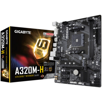 Gigabyte GA-A320M-H płyta główna AMD A320 Socket AM4 micro ATX