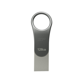 Silicon Power Mobile C80 pamięć USB 128 GB USB Type-A   USB Type-C 3.2 Gen 1 (3.1 Gen 1) Tytan