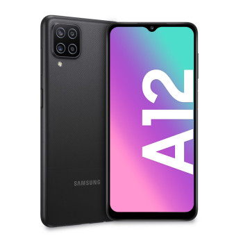 Samsung Galaxy A12 SM-A127FZKKEUE smartfon 16,5 cm (6.5") Dual SIM 4G USB Type-C 4 GB 128 GB 5000 mAh Czarny