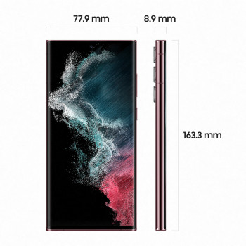 Samsung Galaxy S22 Ultra SM-S908B 17,3 cm (6.8") Dual SIM Android 12 5G USB Type-C 12 GB 256 GB 5000 mAh Bordowy