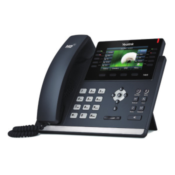 Yealink SIP-T46S telefon VoIP Czarny 16 linii LCD