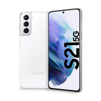 Samsung Galaxy S21 5G SM-G991B 15,8 cm (6.2") Dual SIM Android 11 USB Type-C 8 GB 128 GB 4000 mAh Biały