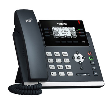 Yealink SIP-T41S telefon VoIP Czarny 6 linii LCD