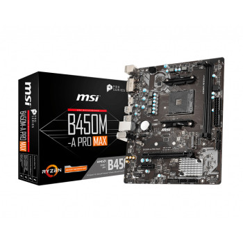 MSI B450M-A PRO MAX płyta główna AMD B450 Socket AM4 micro ATX