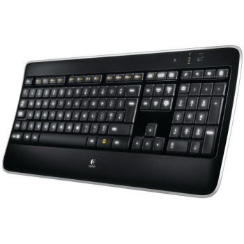 Logitech Wireless Illuminated Keyboard K800 klawiatura RF Wireless QWERTY Angielski Czarny