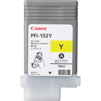Canon PFI-102Y nabój z tuszem Oryginalny Żółty