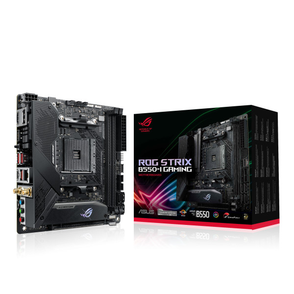 ASUS ROG STRIX B550-I GAMING AMD B550 Socket AM4 mini ITX ASUS ROG STRIX B550-I GAMING AMD B550 Socket AM4 mini ITX