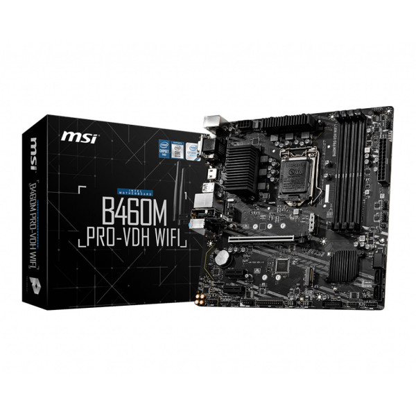 MSI B460M PRO-VDH WIFI płyta główna Intel B460 LGA 1200 micro ATX MSI B460M PRO-VDH WIFI płyta główna Intel B460 LGA 1200 micro ATX