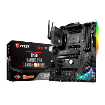 MSI B450 GAMING PRO CARBON MAX WIFI płyta główna AMD B450 Socket AM4 ATX