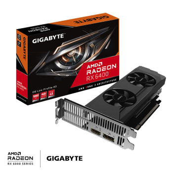 Gigabyte Radeon RX 6400 D6 LOW AMD 4 GB GDDR6